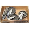 Image 1 : LOT OF 4 BAKER STAGING WHEELS