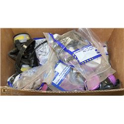 BOX OF ASSORTED RESPIRATORS