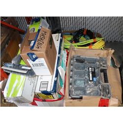 PALLET OF AUTOBODY EQUIPMENT INCL 3 STAGE FILTER