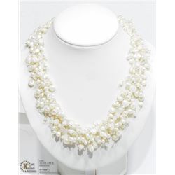 30) FRESHWATER PEARL FREE FLOW NECKLACE