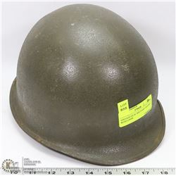 VINTAGE DUAL MILITARY HELMET WITH LINER