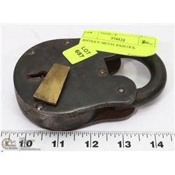 ANTIQUE METAL PADLOCK