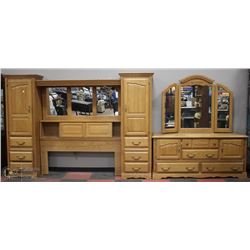 PIER 2 QUEEN SIZE BEDROOM SET INCL  HEABOARD WITH
