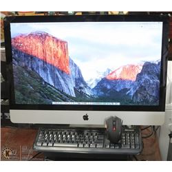 27" APPLE iMAC iNTEL i7/ 1 TERABYTE HDD/HIGHSIERRA