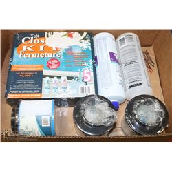 FLAT OF ASSORTED POOL AND SPA CARE PRODUCTS