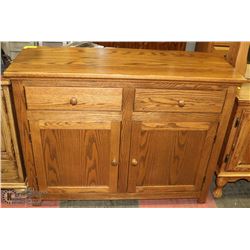 OAK SIDEBOARD 16"X44"X33"H
