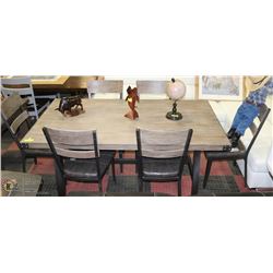 NEW RUSTIC WOOD KITCHEN TABLE 72X40X30"H