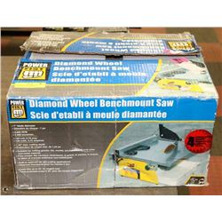 POWERFIST DIAMOND WHEEL BENCHMENT TILE SAW