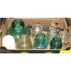 FLAT OF ELECTRICAL INSULATORS SOME RARE