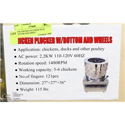 NEW CHICKEN PLUCKER WITH BOTTOM AND SHEET