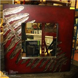 DECORATIVE FRAME WITH MIRROR 38"X38"