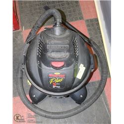 SHOP VAC PLUS 5 GALLONS SHOP VACUUM
