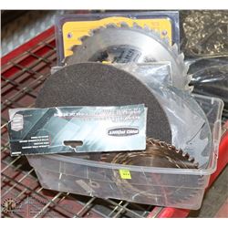 MINI TOTE OF SAW BLADES AND MORE