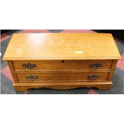 LINED CEDAR CHEST 40"X15"X19"H