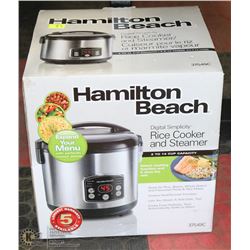 HAMILTON BEACH RICE COOKER