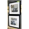 Image 1 : CAFE AND COFFEE PICTURES IN FRAMES