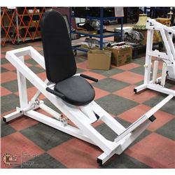 HYDRAULIC LEG PRESS EXERCISE UNIT WITH