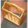 Image 1 : OAK  MAGAZINE RACK