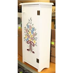 WOOD KLEENEX BOX STAND PAINTED . DESK HEIGHT