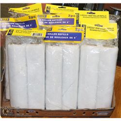 FLAT OF 9" PAINT ROLLER REFILLS