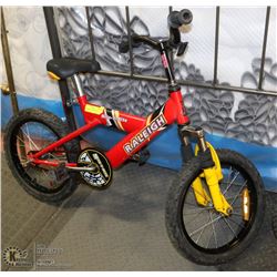 RALEIGH MITE-Y-MITE BIKE 16" TIRES