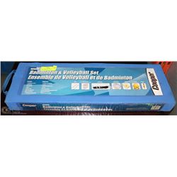 NEW "COOPER" BADMINGTION & VOLLEYBALL SET -