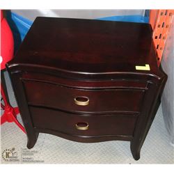 ESTATE SOLID ROSEWOOD 2-DRAWER BEDSIDE