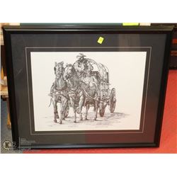FRAMED COWBOY PICTURE