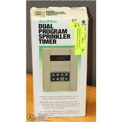 RAINBIRD DUAL PROGRAM SPRINKLER TIMER, 6 STATION