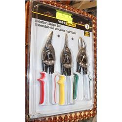 SET OF 3 AVIATION/TIN SNIPS NEW IN PACKAGE
