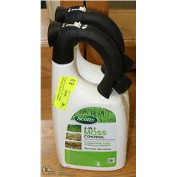 PAIR OF SCOTTS 2 IN 1 MOSS CONTROL READY TO SPRAY