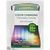 Image 1 : NEW COLOR CHANGING CITRONELLA CANDLE W/ LED LIGHTS