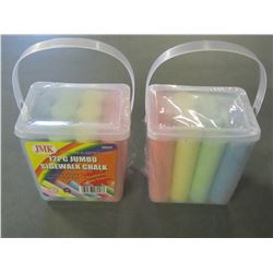 New Jumbo Sidewalk Chalk / 12 pieces per box / 24 total assorted colors