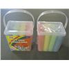 Image 1 : New Jumbo Sidewalk Chalk / 12 pieces per box / 24 total assorted colors