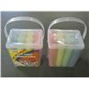 Image 1 : New Jumbo Sidewalk Chalk / 12 pieces per box / 24 total assorted colors