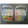 Image 1 : New Jumbo Sidewalk Chalk / 12 pieces per box / 24 total assorted colors