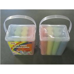 New Jumbo Sidewalk Chalk / 12 pieces per box / 24 total assorted colors