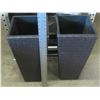 Image 1 : 2 Hometrends 24 inch  Wicker Planter