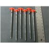 Image 1 : New bundle of 6 Heavy Duty Tent Pegs/Stakes / 10" x 1/4 in thick