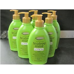 New bundle of 6 Tea Tree moisterizing Lotion / 12fl oz Pump