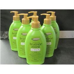 New bundle of 6 Tea Tree moisterizing Lotion / 12fl oz Pump