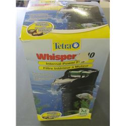 New Tetra Whisper 2-10 Gallon Internal power filter / great for reptiles too
