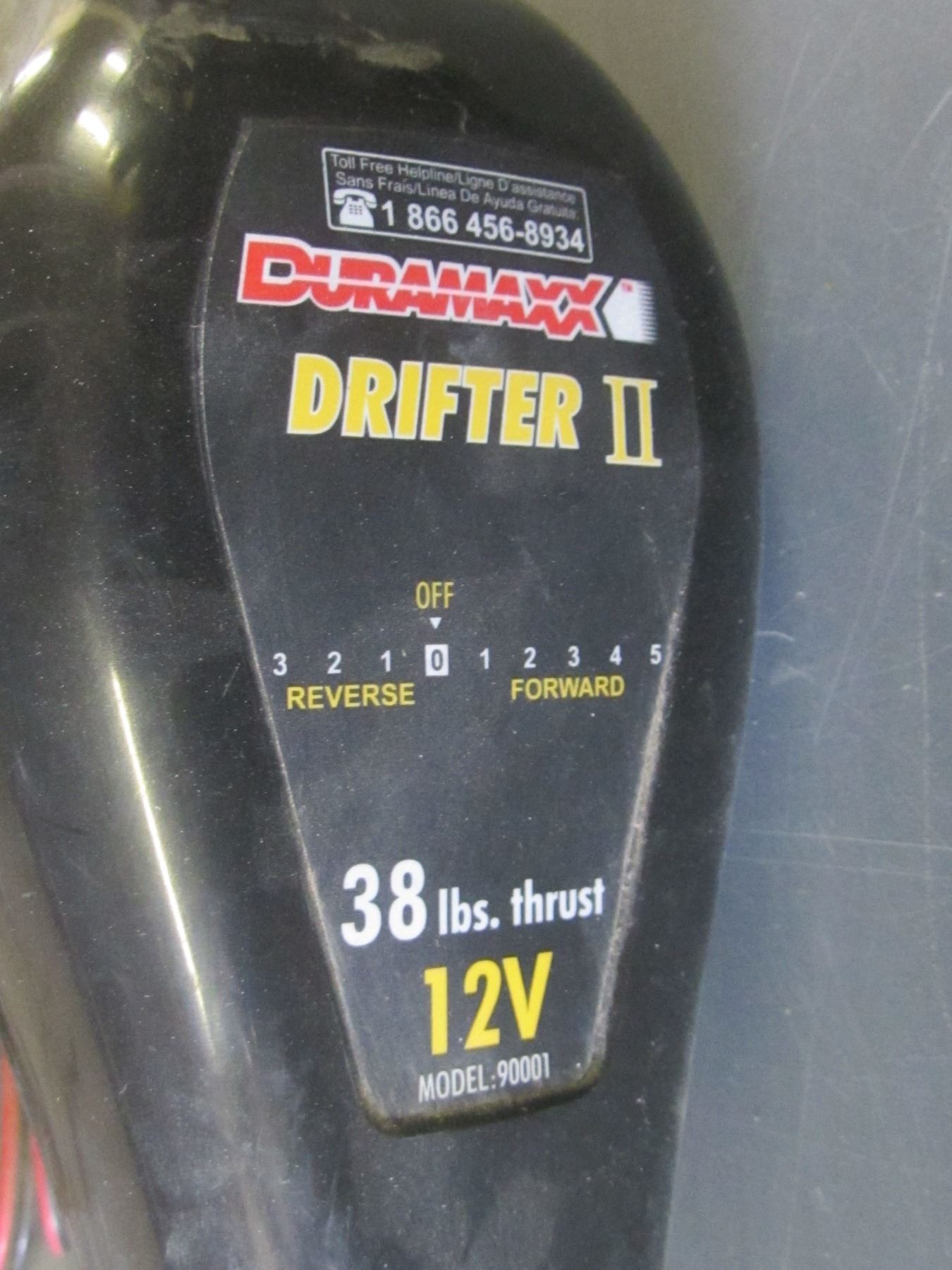 12 Volt Duramax Drifter ll Trolling Motor / 38lbs thrust/ 3 reverse 5