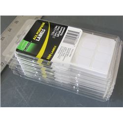 New All Purpose Labels 6 packs of 500 each / Excellent for Garage Sales