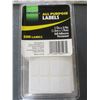 Image 2 : New All Purpose Labels 6 packs of 500 each / Excellent for Garage Sales