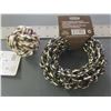 Image 1 : New Braided Rope Ball and Hoop Toy for dogs