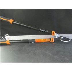 New Fiskars Tree and Shrub clippers / cuts up to 1-1/2 inch thick