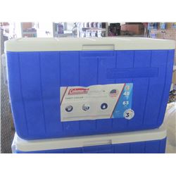 New Coleman 48 quart 63 cans Cooler