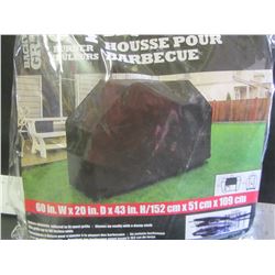 Back Yard Grill summer BBQ Cover for 3-4 burner / 60 x 20 x 43 high