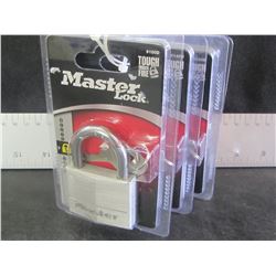 New set of 4 Master Locks